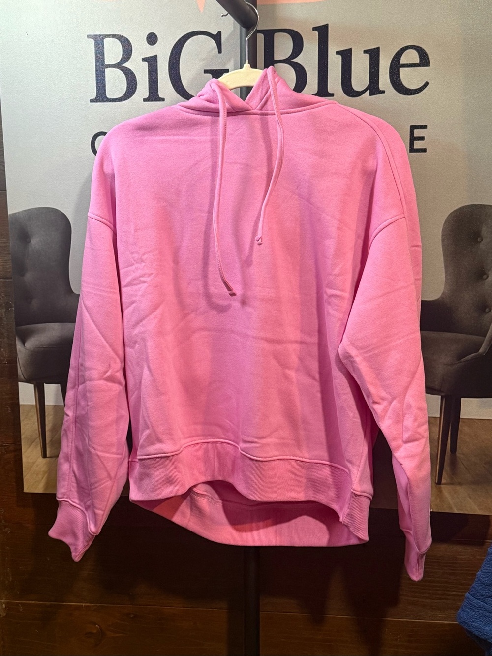 Zenana Outfitters Bright Pink Pullover Hoodie